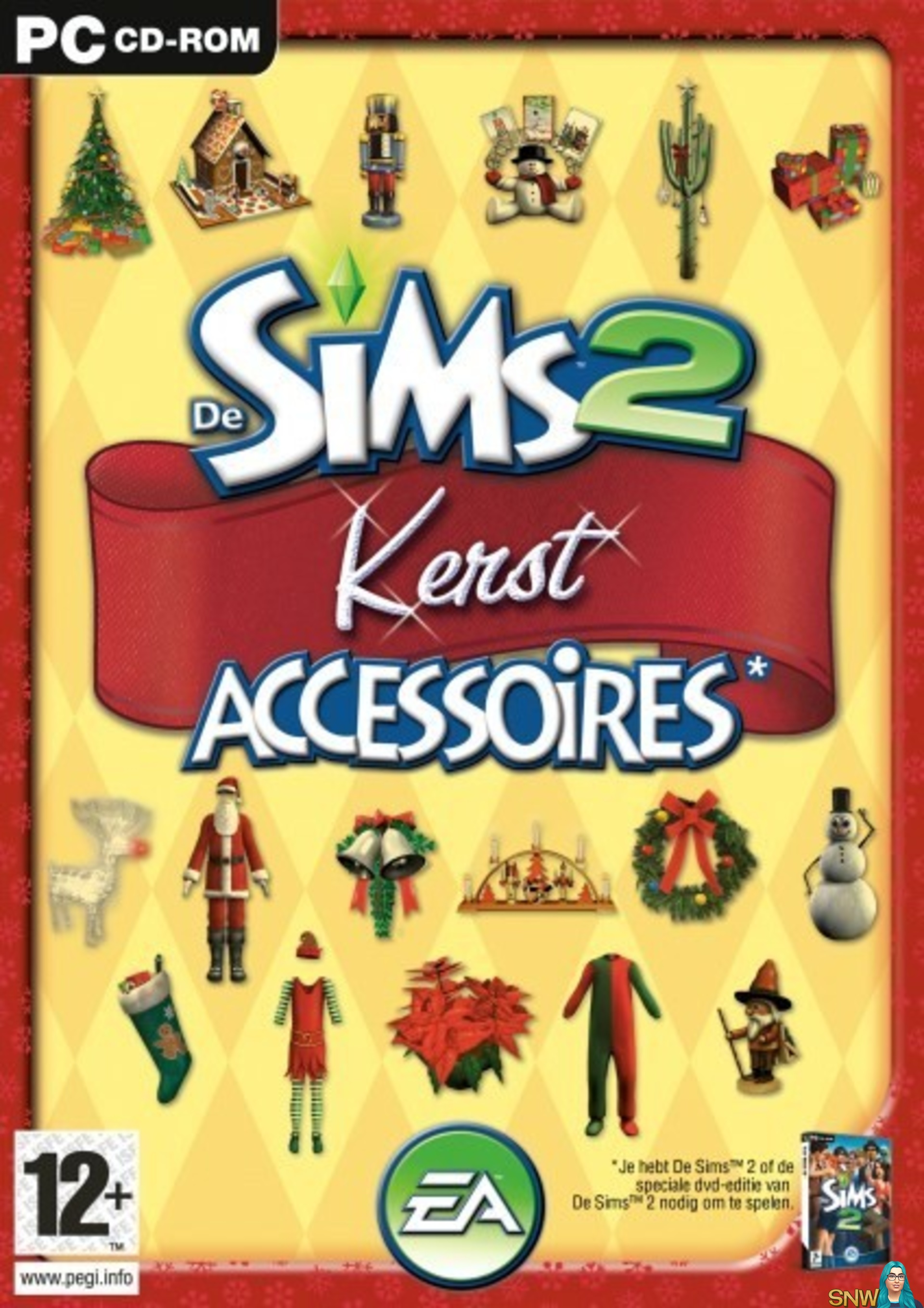 De Sims 2 Kerst Accessoires SNW